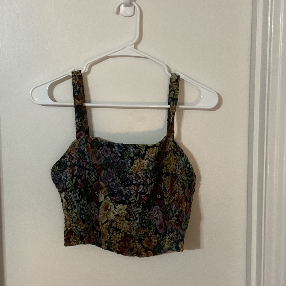 SHEIN Multicolor Floral Tank Top